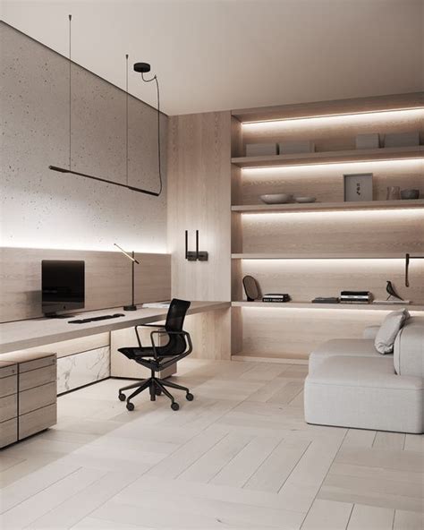 59 Stylish Super Minimalist Home Office Designs - DigsDigs