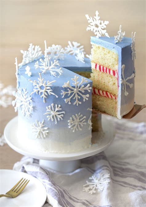 Snowflake Cake - Preppy Kitchen