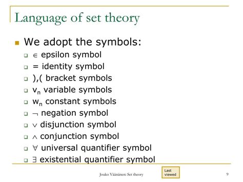 PPT - Axiomatic set theory PowerPoint Presentation, free download - ID ...