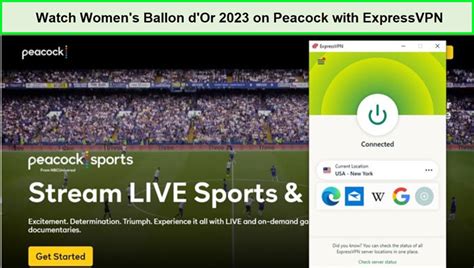 Watch Women's Ballon d'Or 2023 outside USA on Peacock Live