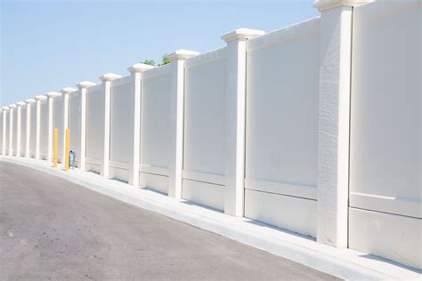 Rectangular Precast Concrete Wall Panels Fencing Post, Size/Dimension ...