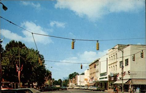 Paris Tennessee Map Downtown paris tennessee colored