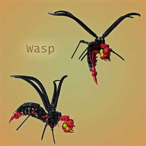 Wasp | Lego animals, Lego art, Cool lego creations