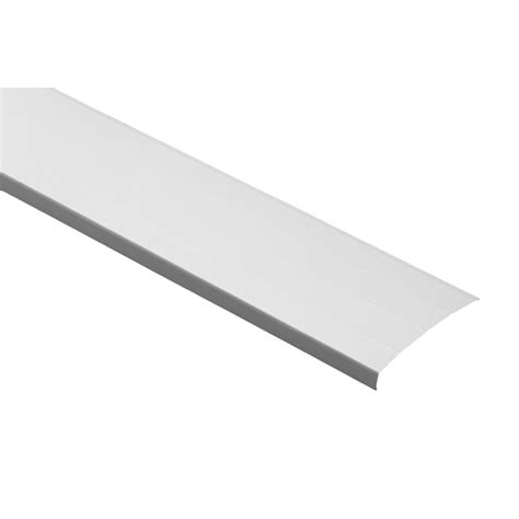 Durabuilt 0.024-in x 8-in x 12-ft 900 White Smooth Aluminum Fascia in ...