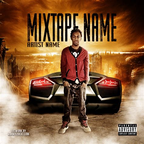 16 Photoshop Mixtape Cover Psd Images - Free Mixtape Covers PSDs, Blank Mixtape Cover PSD ...