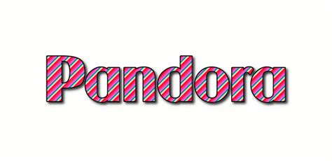 Pandora Logo | Free Name Design Tool from Flaming Text