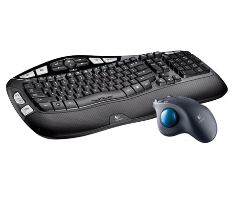 Wireless Keyboard K350 & Wireless Trackball M570 Bundle