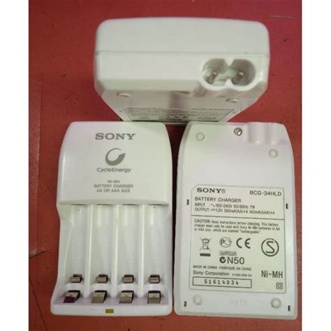 Jual Sony Battery Charger BCG-34HLD (putih tanpa kabel) | Shopee Indonesia