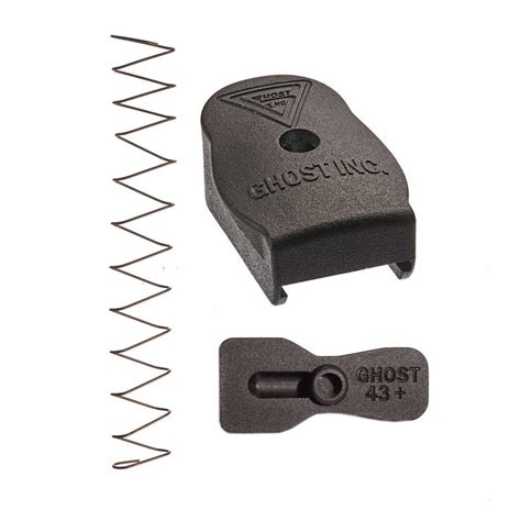 Glock 43 Magazine Extension - G43 Plus 2 by Ghost