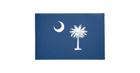 South Carolina State Flag Design Doormat | Zazzle