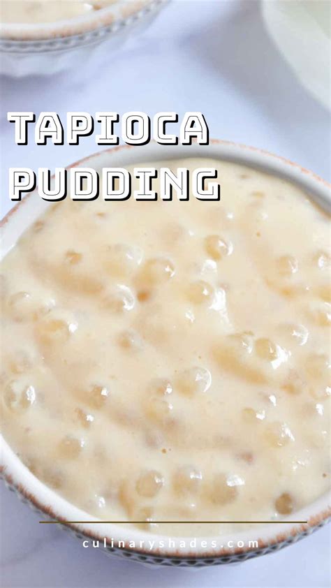 Instant Pot Tapioca Pudding - Culinary Shades