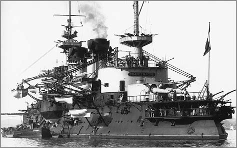 Vintage photographs of battleships, battlecruisers and cruisers.: French predreadnought ...