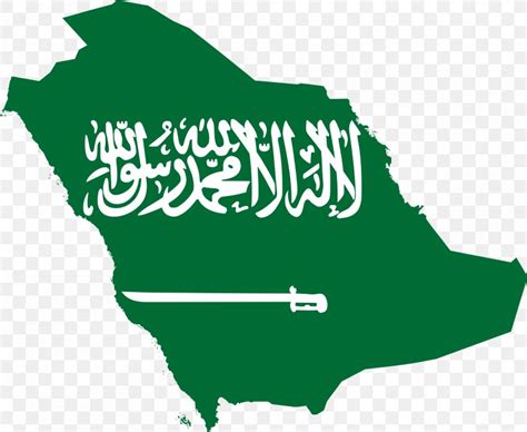 Saudi Arabia Flag Map