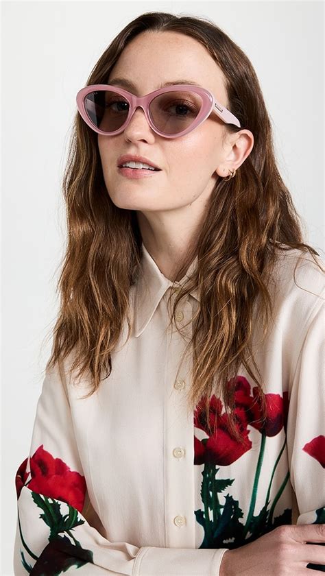 Gucci Gucci Symbols Cat Eye Sunglasses | Shopbop