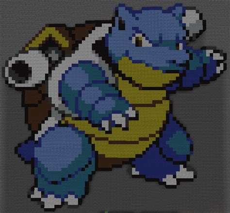 Minecraft Blastoise Pixel Art by Kevinerino on DeviantArt