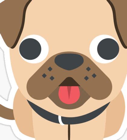 Dog Emoji: Stickers | Redbubble