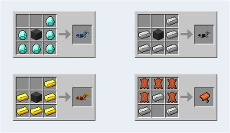 Craftable Horse Armor Mod for Minecraft 1.7.2 and 1.7.10 | MineCraftings