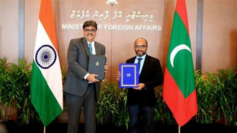 India and Maldives exchange USD 100 million agreement for key infrastructure projects - India Today