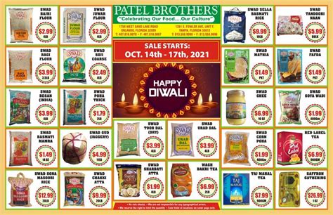 PATEL BROTHERS DIWALI SALE IS HERE!... - Patel Brothers Tampa