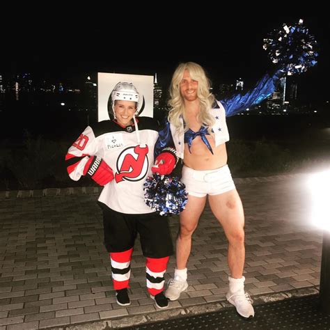 Blake Coleman and his Fiancè win Halloween. : r/devils