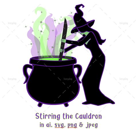 Stirring the Cauldron in Ai, Svg, Png & Jpg - Etsy