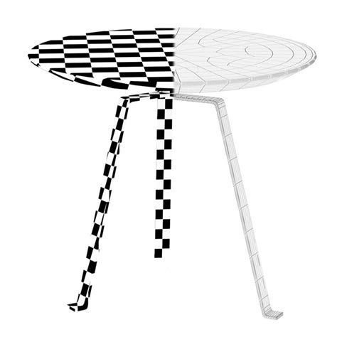 Tie Round Coffee Table by Bonaldo (368299) 3D model - Download 3D model ...