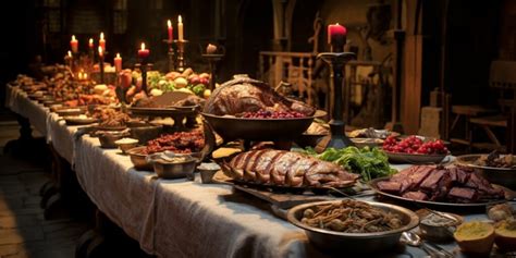 Experience the Grandeur of a Medieval Feast Table