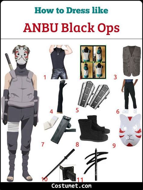 ANBU Black Ops' (Naruto) Costume for Cosplay & Halloween 2023 | Naruto ...