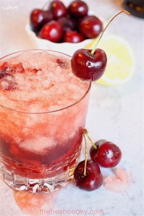 Cherry Bourbon Smash or Cherry Bomb • The Fresh Cooky