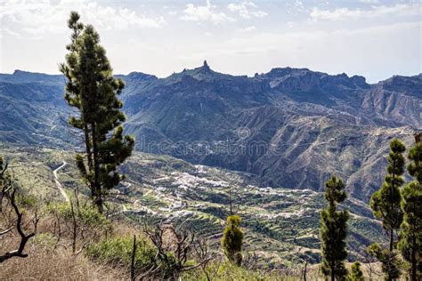 Gran Canaria Hiking Route Cruz De Tejeda To Artenara, View into Caldera De Tejeda, Canary ...