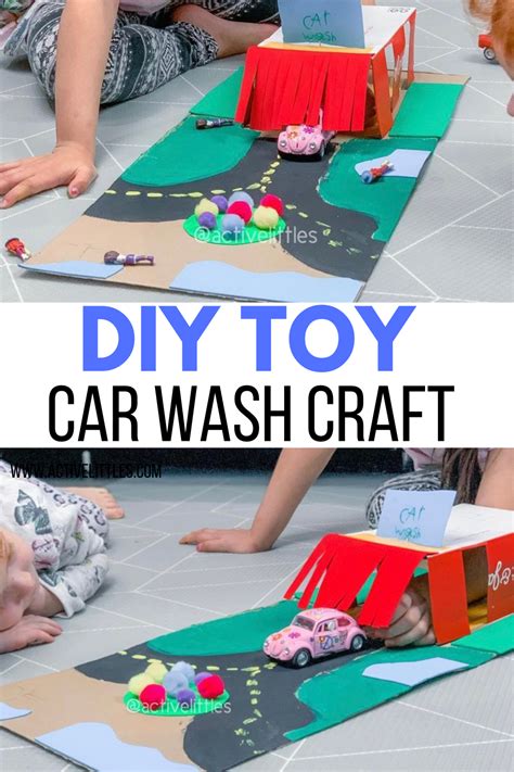 DIY Toy Car Wash Craft - Active Littles