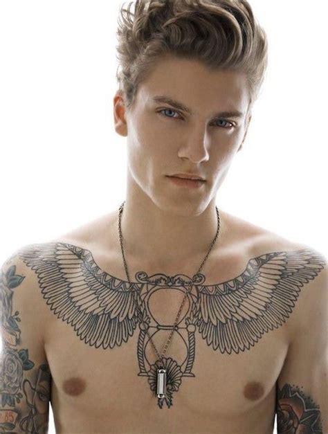 Top 144 Chest Tattoos for Men | Chest tattoo men, Egyptian tattoo, Full chest tattoos