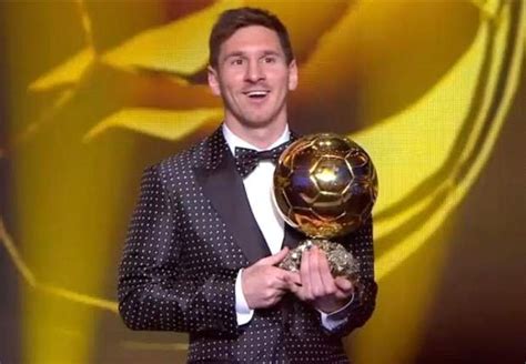 Messi scoops record fifth Ballon D' Or