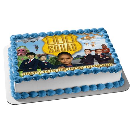 Odd Squad Agent Olympia Ms. O Agent Otto Agent Otis Edible Cake Topper Image ABPID52129 | Edible ...