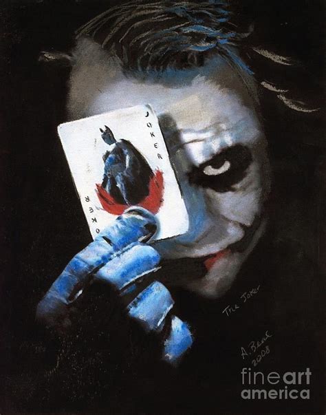 Heath Ledger The Joker Mixed Media by SketchyChick Portraits - Fine Art America