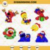 Sesame Street Christmas SVG Bundle, Sesame Monsters Christmas SVG, Sesame Street Characters SVG ...