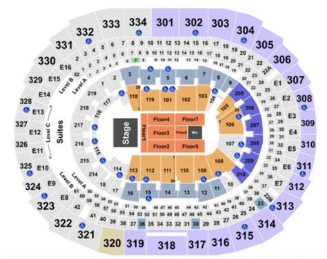 Staple Center Seating Chart - Center Seating Chart