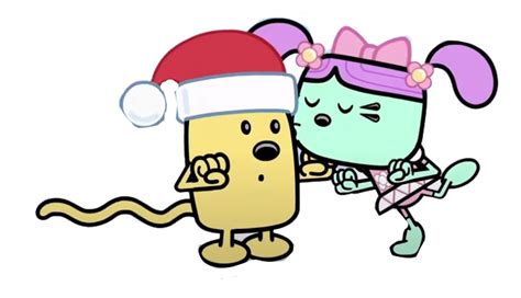 Daizy kissing Wubbzy on Christmas by kalebmay14 on DeviantArt