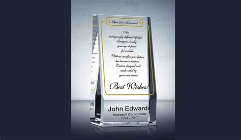 Plaque Of Appreciation For Retirement, 1, Enjoy free rush orders, free ...