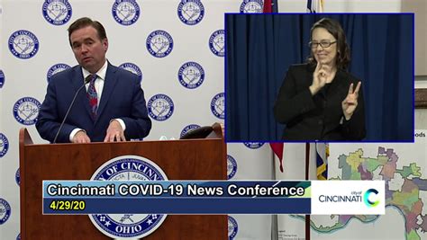 Cincinnati COVID-19 News Conference: Mayor Cranley and Councilman Landsman will announce Partner ...