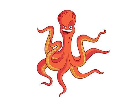 Octopus Character design concept for print shop by Shallu Narula on ...