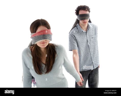 Blind Leading the Blind Stock Photo - Alamy