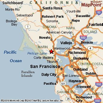 San Anselmo, California Area Map & More