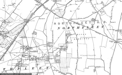 Old Maps of Northfleet Green, Kent - Francis Frith