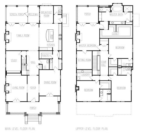 american foursquare floor plans - Google Search | House design | Pinterest