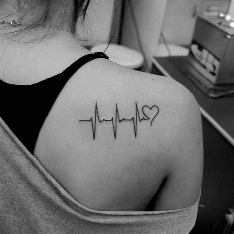 Tattoo Herzschlag - Bedeutung und 30 tolle Ideen fürs beliebte Motiv ...