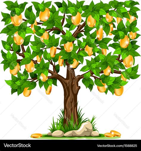 Money tree Royalty Free Vector Image - VectorStock