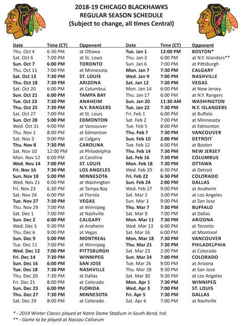 Blackhawks Schedule 2024 - Pooh Cthrine