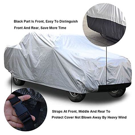 Kayme 6 Layers Truck Cover Waterproof All Weather, Heavy Duty Outdoor Pickup Cover Sun Uv Rain ...