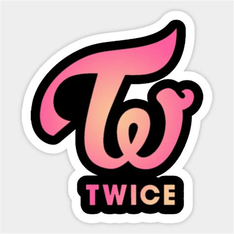 Twice logo - Twice - Sticker | TeePublic